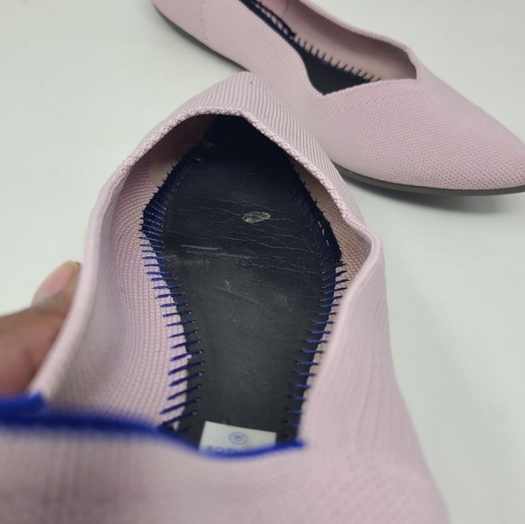 Rothy's | Women's The Pointe Light Blush Pink Ballet Flats (US Size 11) - Picture 3 of 10